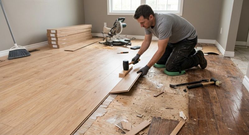 Laminate Floor Installation in Longmeadow, MA