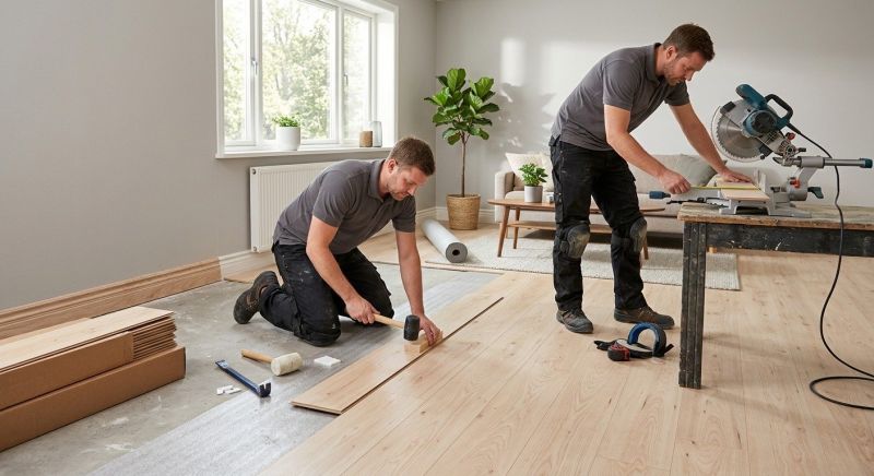 Laminate Floor Installation in Woodstock, CT