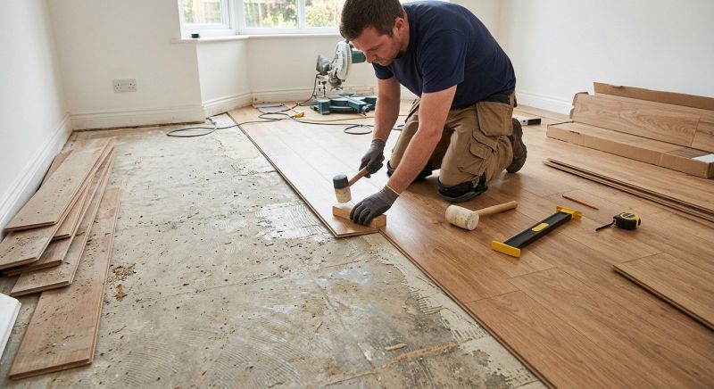 Laminate Floor Replacement in Glastonbury, CT