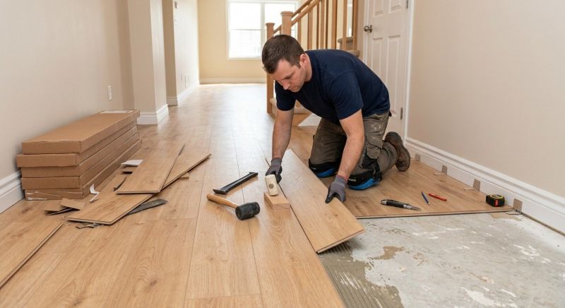 Laminate Flooring Replacement in Ellington, CT