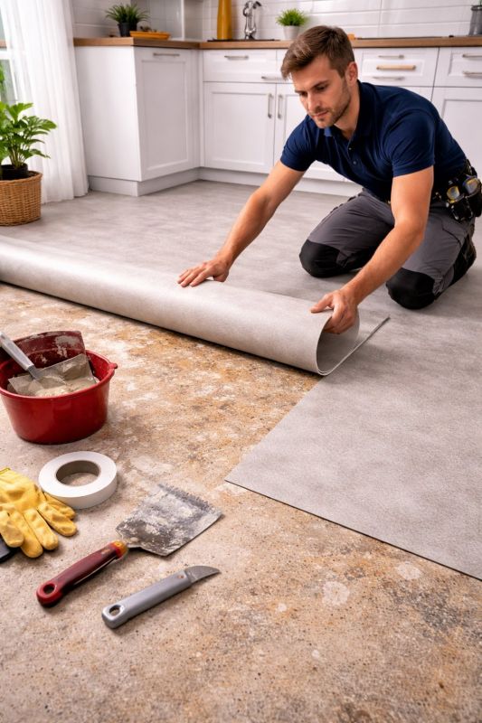 Linoleum Floor Installation in North Granby, CT