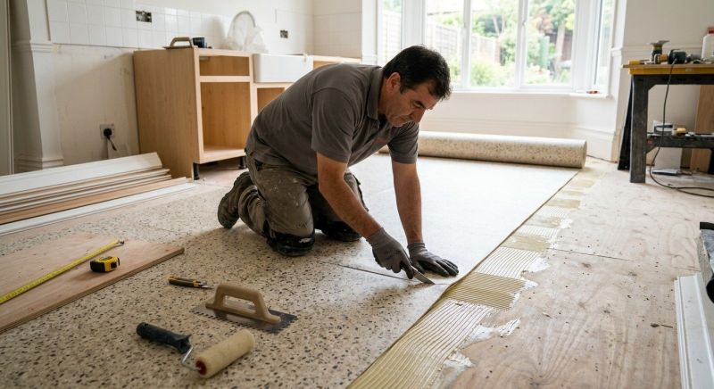 Linoleum Floor Installation in West Suffield, CT