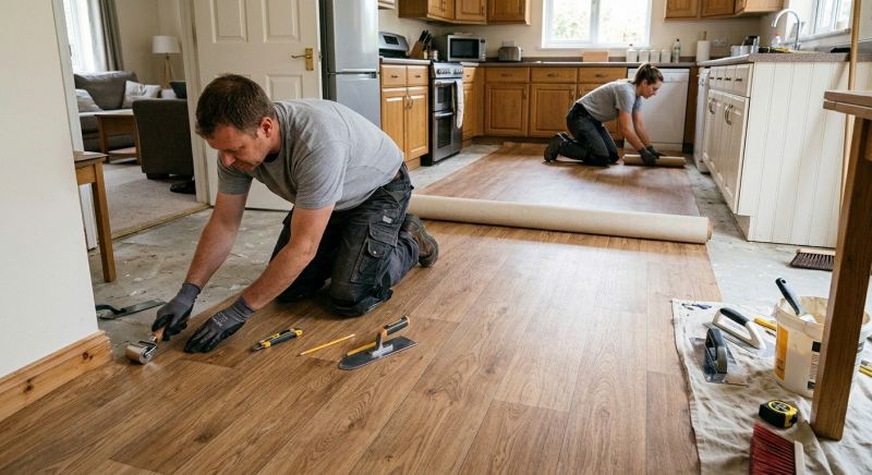 Linoleum Flooring Replacement in Ellington, CT