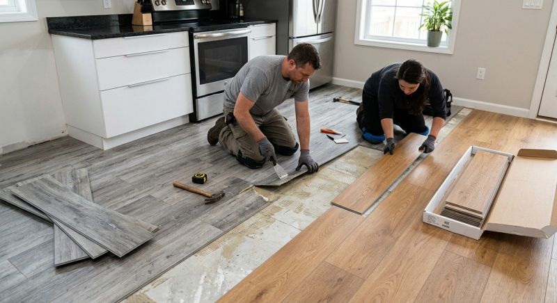 Vinyl Tile Replacement in Ellington, CT